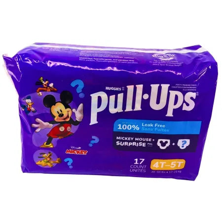 Huggies Pull-Ups 4T-5T 17ct Mickey Mouse Surprise Pack New