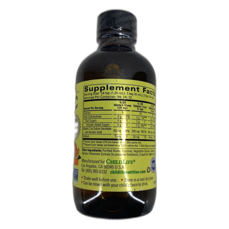 ChildLife Essentials Liquid Vitamin C Pure Supplement Exp 02/27 Pack of 2 New