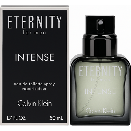 Eternity Intense By Calvin Klein For Men EDT Cologne Spray 1.7oz Shopworn New