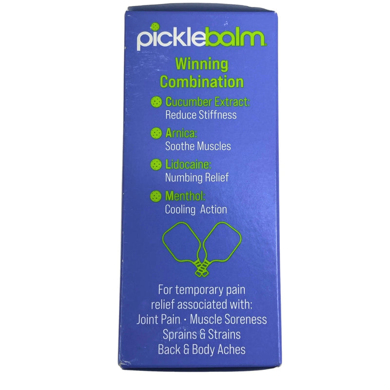 Picklebalm Fast-Acting Pain Relief Balm Stick 4% Lidocaine 1 oz Exp 05/27 3 Pack