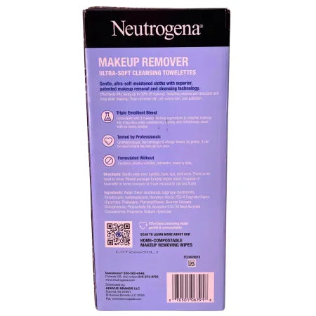 Neutrogena Makeup Remover Towelettes 125ct 2-Pack New