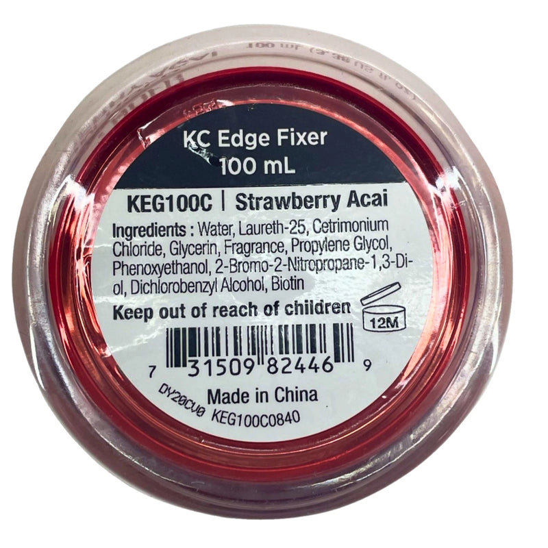 KISS Colors & Care Edge Fixer Maximum Hold Strawberry Acai 3.38 fl oz 100 mL