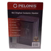 Pelonis 8in Digital Ceramic Heater Remote Control 1500W Black New