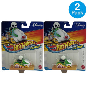 Hot Wheels RacerVerse Disney Jack Skellington Die-Cast Car 2 Pack New