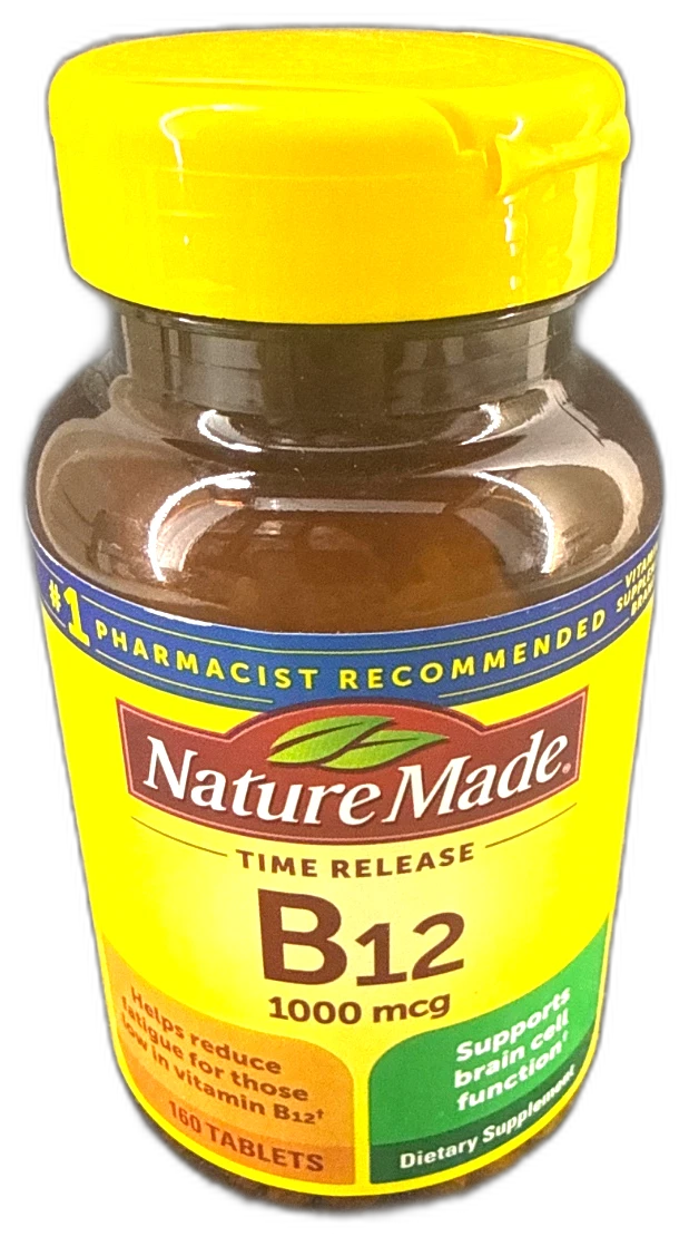 Nature Made Vitamin B12 Tablets Bottle 640 Total Exp 04/27 Pack of 4 New