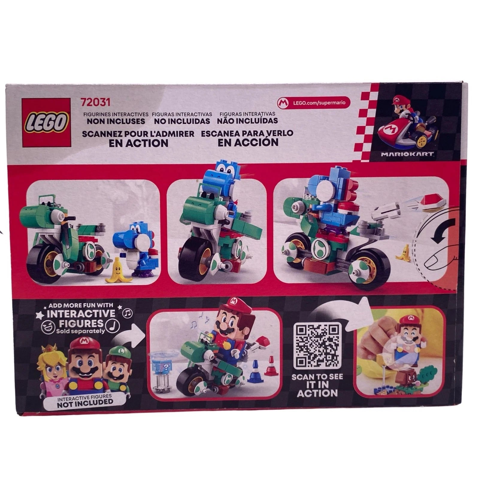 LEGO Super Mario Yoshi Bike 72031 Building Set 3 Pack New