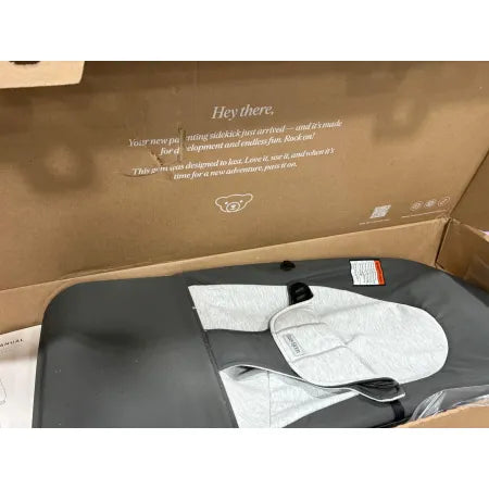 BabyBjörn Bouncer Balance Soft 2-in-1 Dark Gray Cotton Jersey Bouncer & Toddler