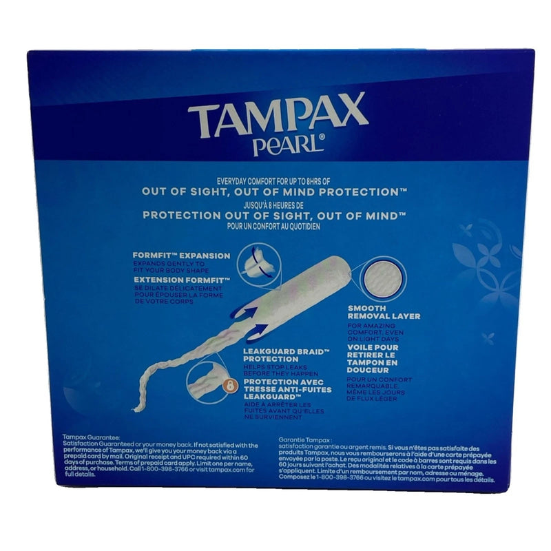 Tampax Pearl TriplePack Light Regular Super Unscented 34 Ct 2 Pack New
