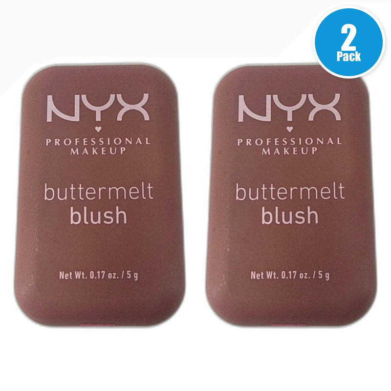 NYX Buttermelt Blush High Pigment Powder Blush Pick Your Color 09 Pack of 2 New