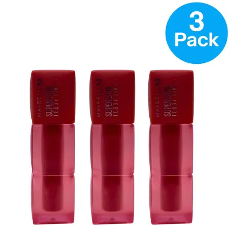 Maybelline Super Stay Teddy Tint 10 Current Mood Liquid Lip 3 Pack New