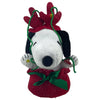 Peanuts Snoopy Light-Up Reindeer Christmas Animated Plush New