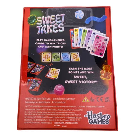 Hasbro Sweet Takes Candy Themed Card Game Family Party Game 5 Pack New