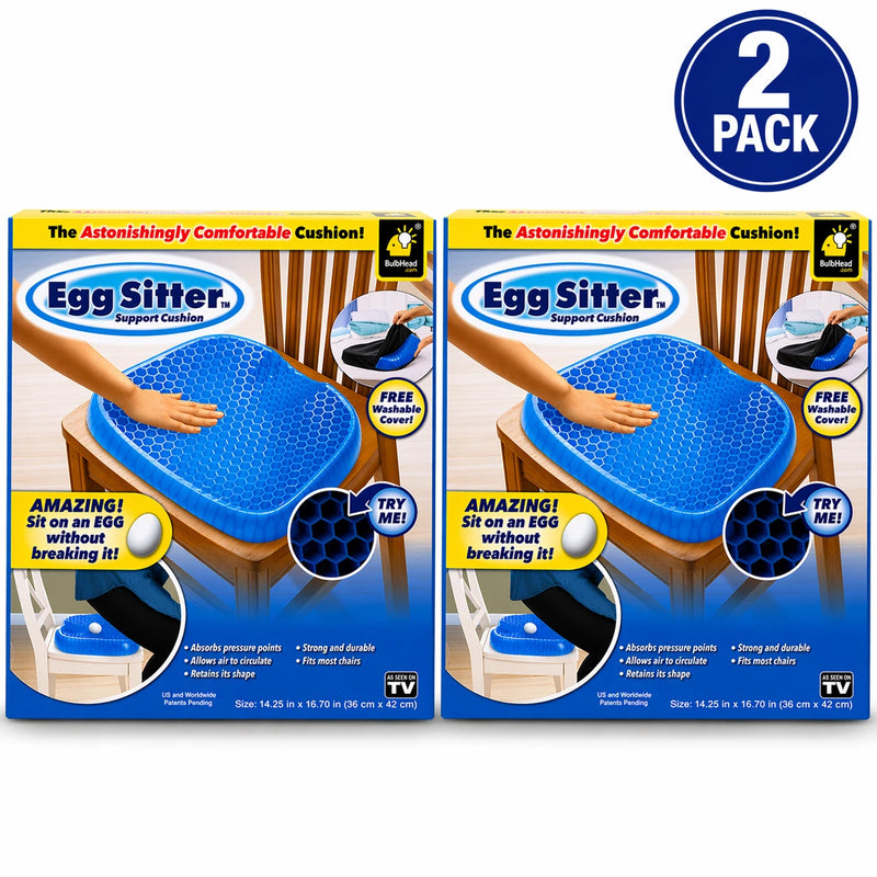 Egg Sitter Support Cushion Gel Seat Cushion 2 Pack New
