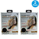 Sharper Image Calming Heat Copper Charcoal Massaging Neck Wrap 2 Pack New