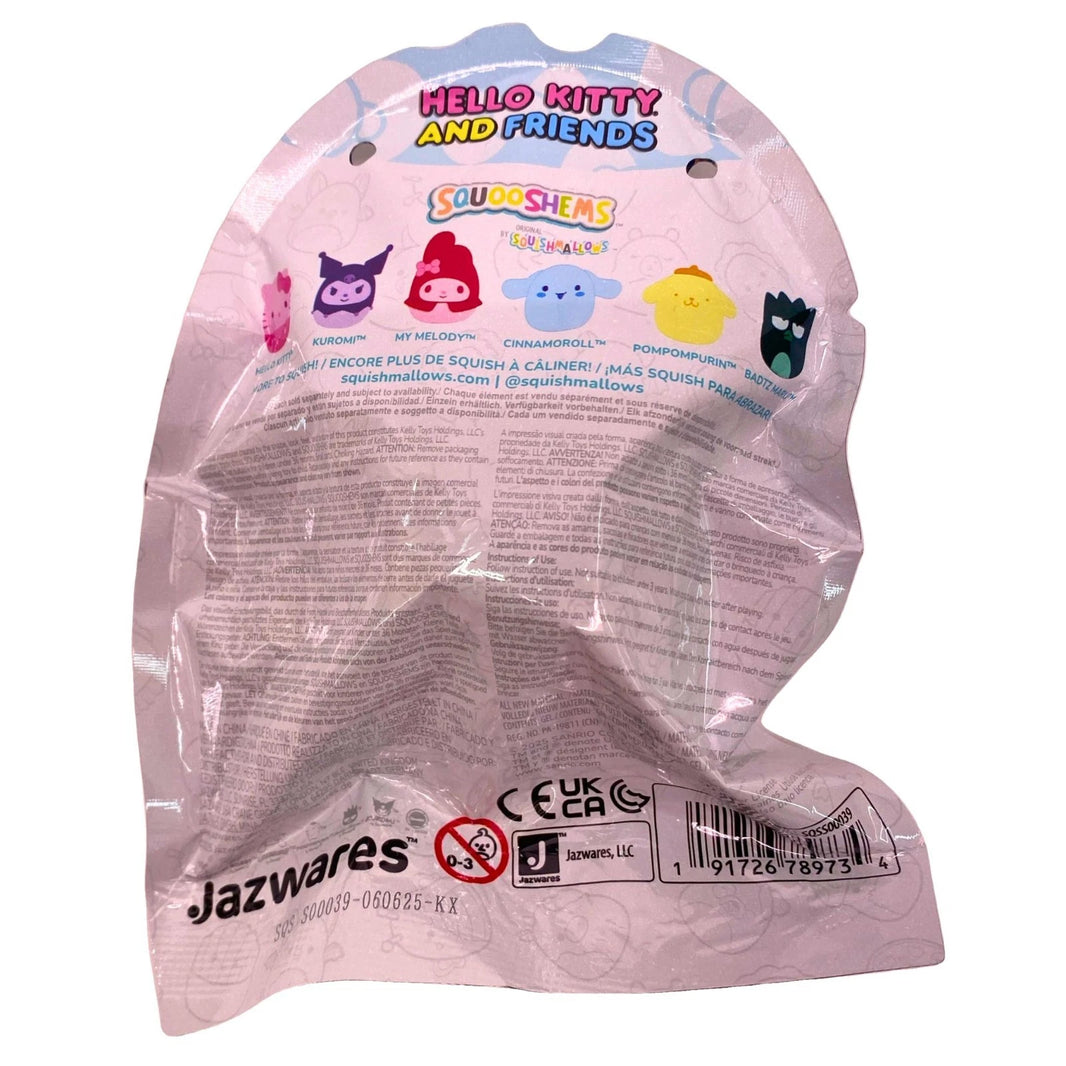 Hello Kitty & Friends Squooshems Mystery Figure - Squishmallows - 3 Pack Bundle