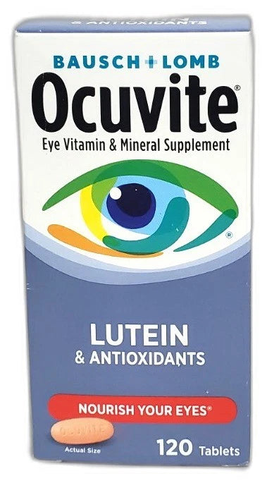 Bausch + Lomb Ocuvite Eye Supplement Lutein & Exp 02/27 Pack of 2 New