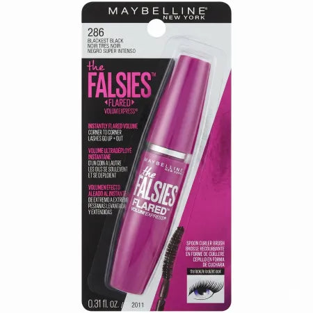 Maybelline The Falsies Flared Volum' Express Mascara 286 Blackest Black 4 Pack