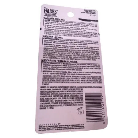 Maybelline The Falsies Mascara 280 Blackest Black 3 Pack New