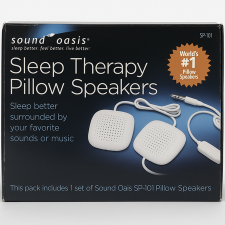 Sound Oasis Sleep Therapy Pillow Speakers 1 Pack New 2