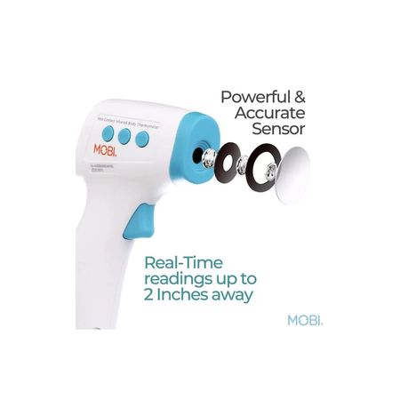 MOBI Non-Contact Infrared Thermometer - Digital, Fast & Accurate - New