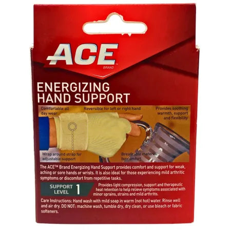 ACE Energizing Hand Support SM/M Size – 1 Pack – New 2