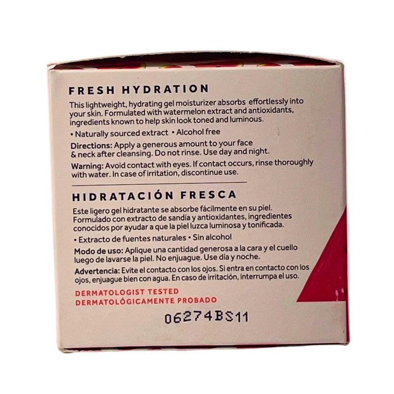 Pond's Fresh Hydration Watermelon Gel Moisturizer 3.4 oz - 4 Pack Bundle Set