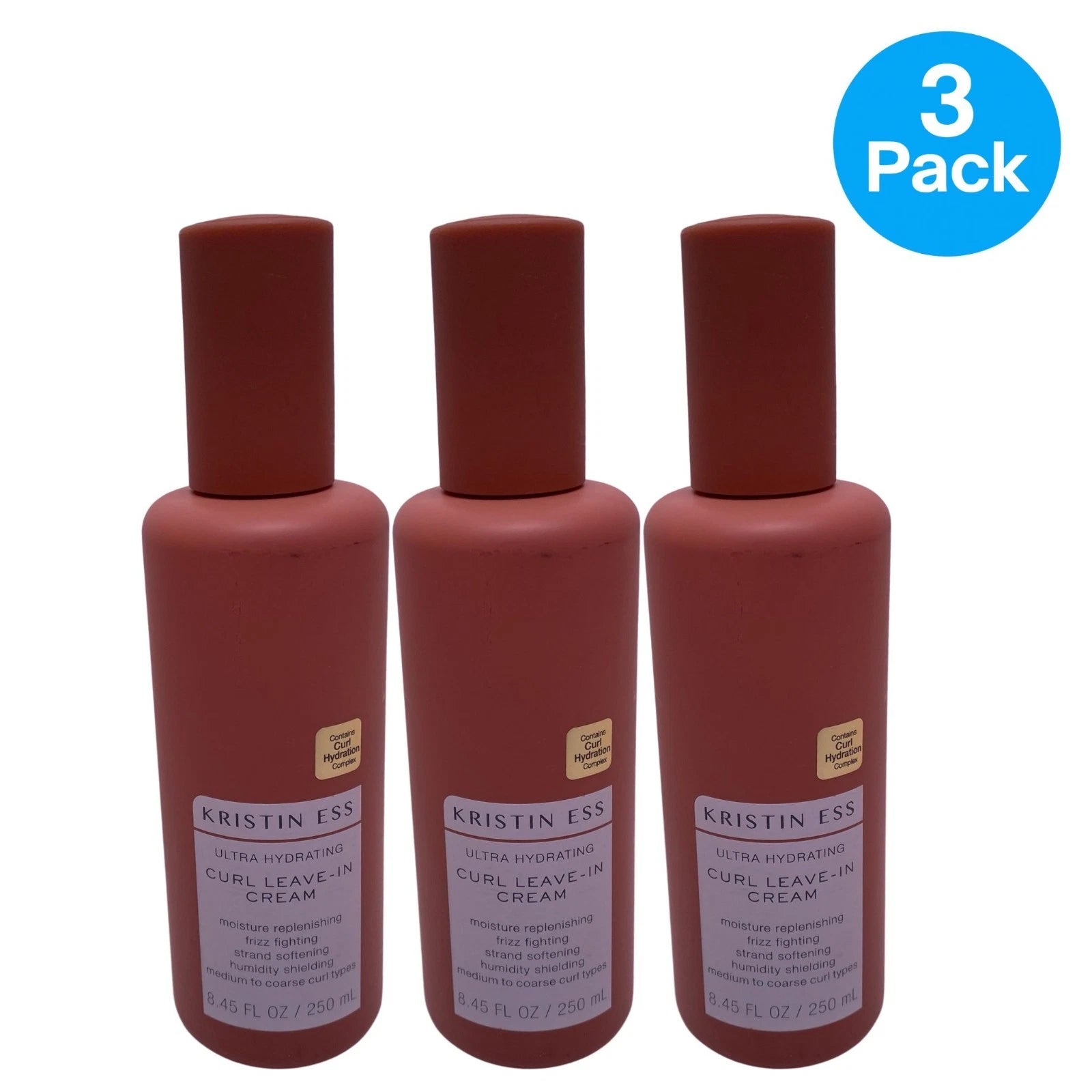Kristin Ess Curl Leave-In Cream Ultra Hydrating 8.45oz 3 Pack New