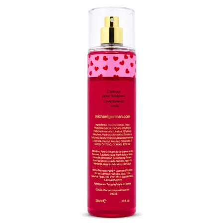 Michel Germain Emily In Paris Heartfelt Body Spray 8oz 6 Pack New 3