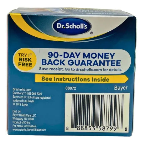 Dr. Scholl’s Hot & Cold Massage Ball Set 2 Pack New