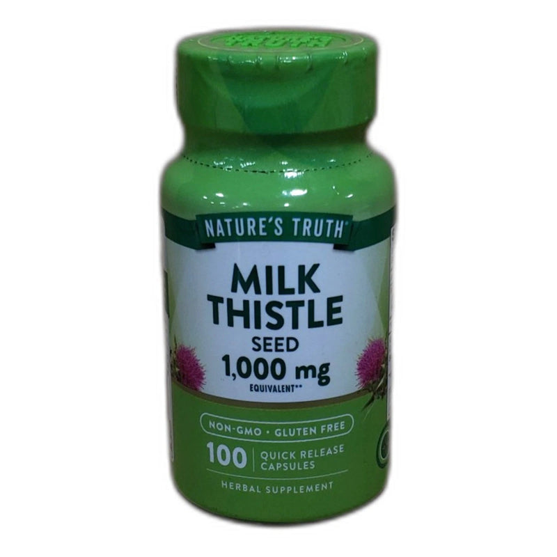 Nature's Truth Milk Thistle Seed Extract 1000mg 100 Capsules Exp 01/27 New