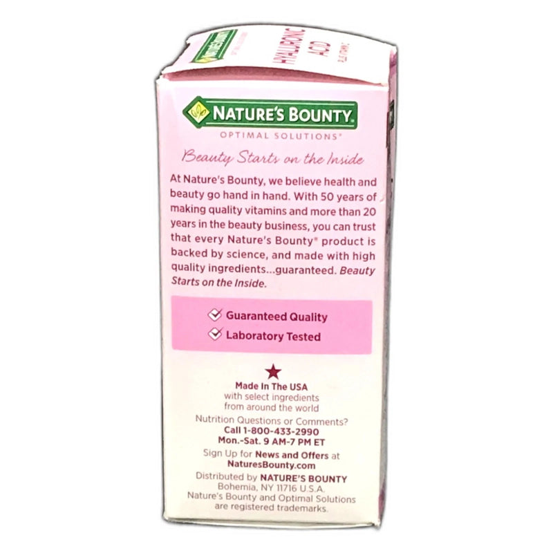 Nature's Bounty Optimal Solutions Hyaluronic Acid Exp 03/27 Pack of 2 New