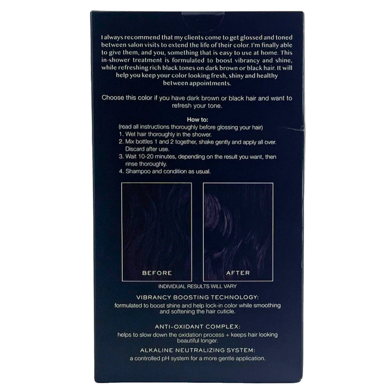 Kristin Ess Hair Signature Gloss In-Shower Toning Treatment Black Iris 3 Pack Ne