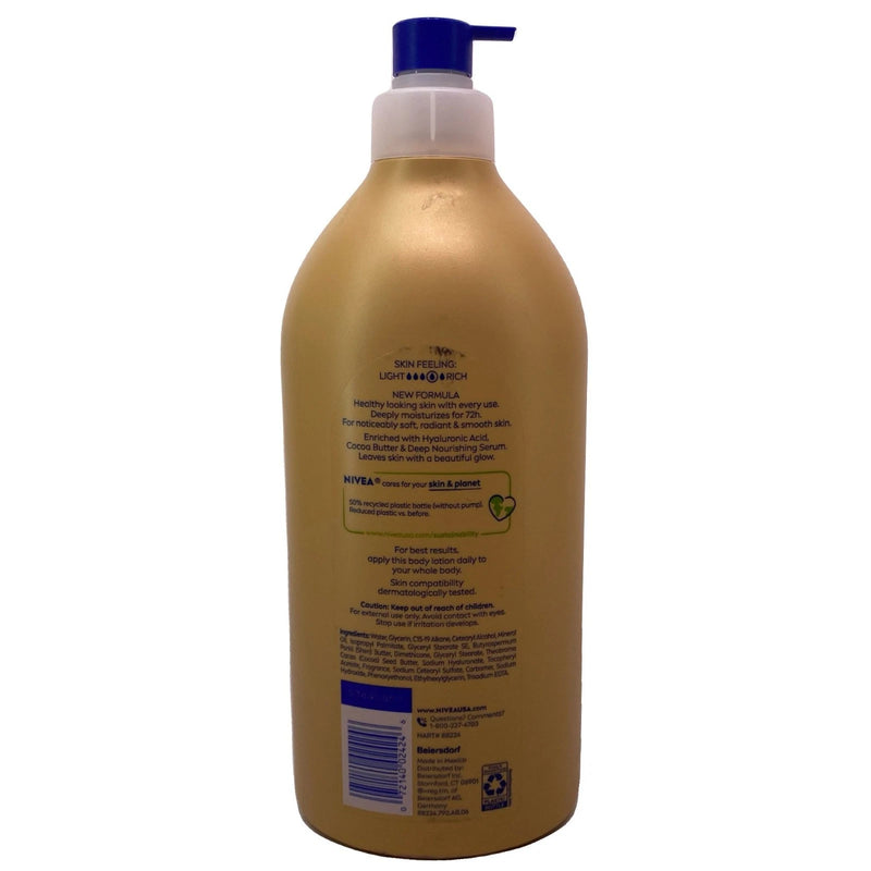 Nivea Cocoa Butter Body Lotion 33.8 Fl Oz 2 Pack New