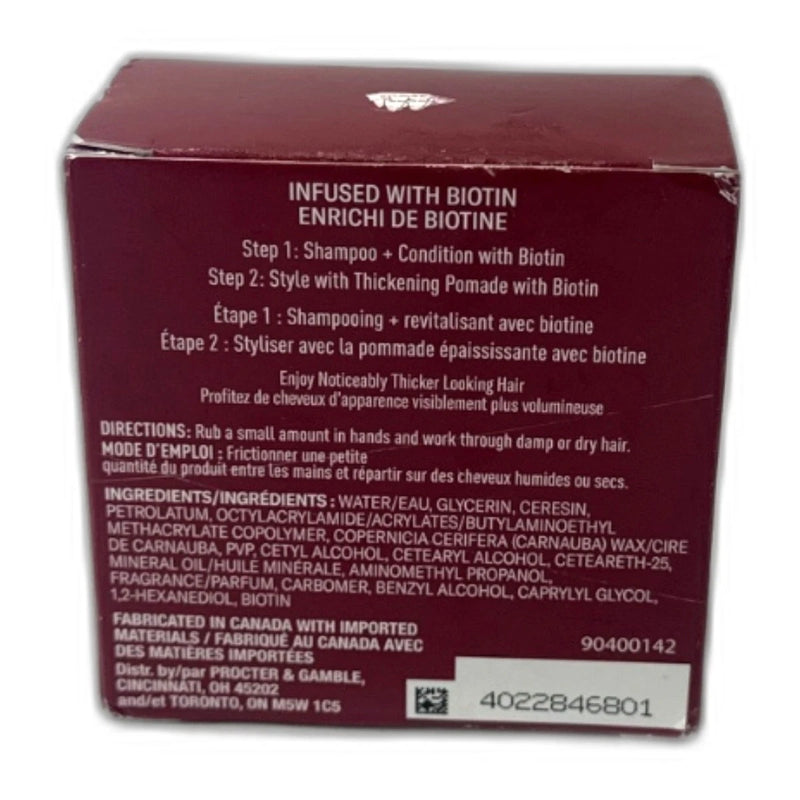 Old Spice Thickening Pomade with Thicker Looking Hair 2.22 Oz Pack of 2 New