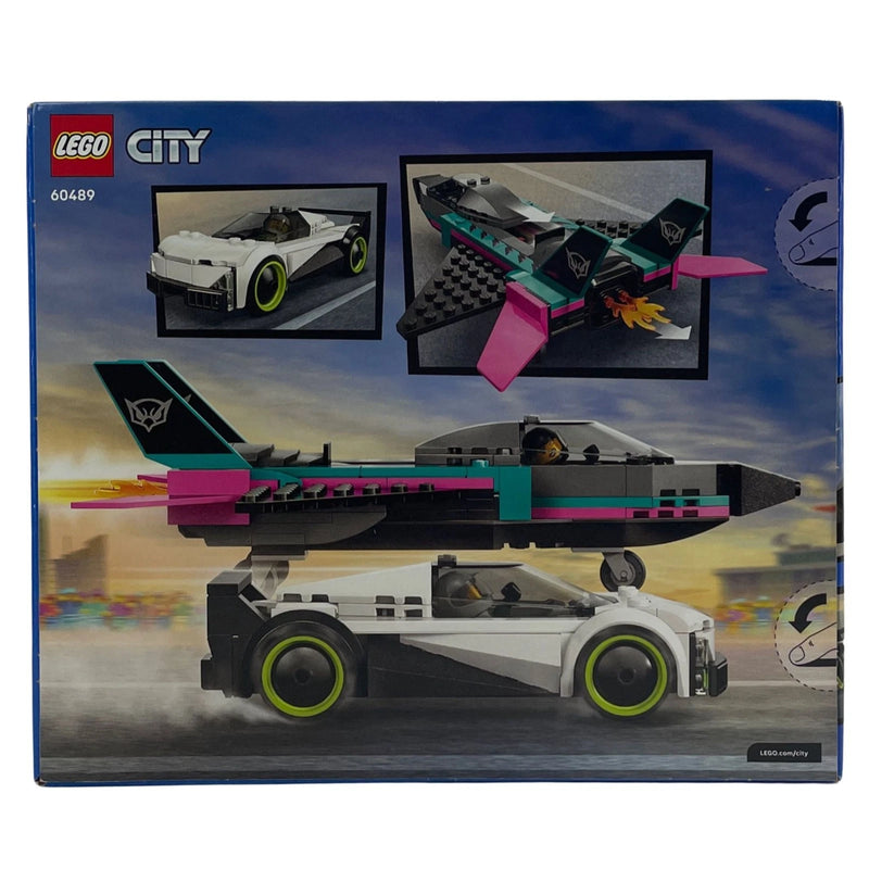 LEGO City Jet vs Car 60489 Building Toy 259 Pieces New Sealed