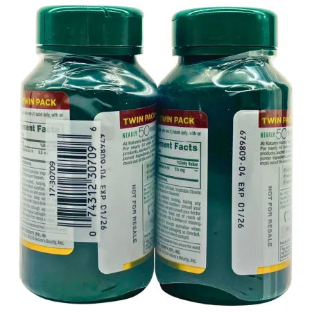 Nature’s Bounty Acidophilus Probiotic 100 Tablets Twin Pack EXP 01/2026 3