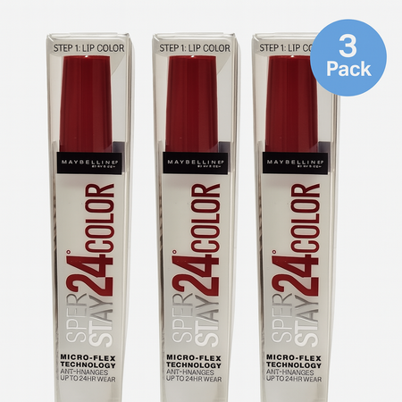 Maybelline SuperStay 24 Color Lipstick 3 Pack New 1