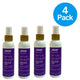 Raw Sugar Simply Straight Vegan Keratin Straightening Serum - 4 fl oz - 4 Pack