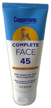 Coppertone Complete 45 Face Sunscreen Water Resistant Exp 02/27 Pack of 6 New