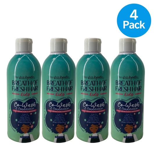 Urban Hydration Breath Of Fresh Hair Kids Co-Wash Conditioner 12oz 4 Pack New