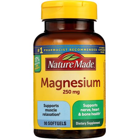 Nature Made Magnesium 250mg Dietary Supplement Liquid Softgels - 90 CT 1