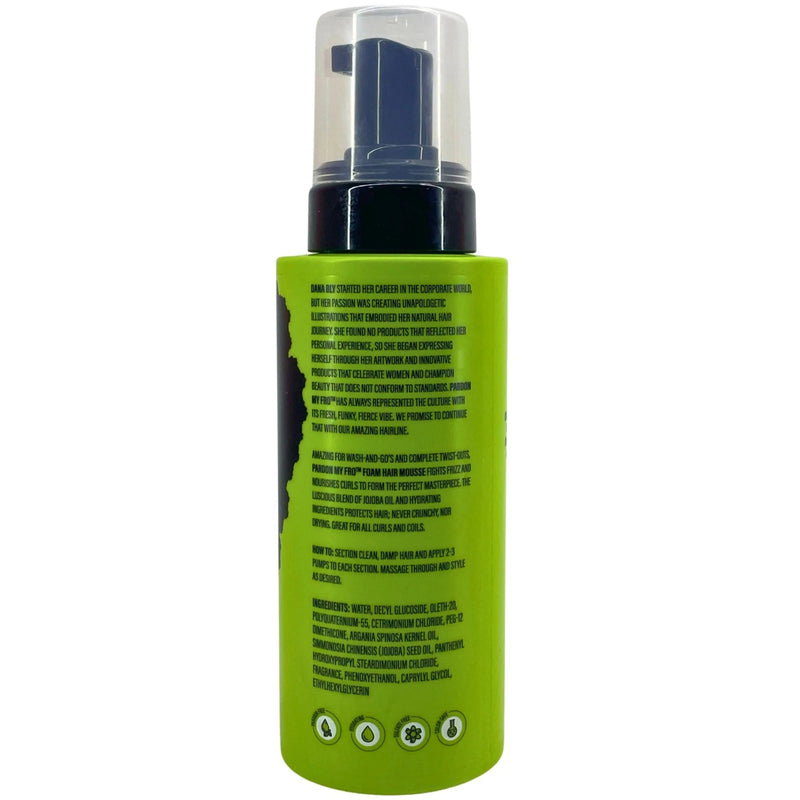Pardon My Fro Mousse Volumize Calm & Hydrate Jojoba & Argan Oil 300ml (4 Pack)