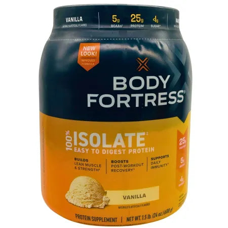 Body Fortress Isolate Vanilla 1.5lb – 2 Pack – EXP 05/2026 – New 2