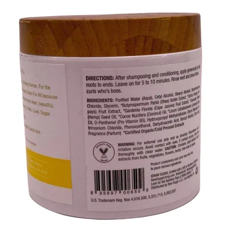 Raw Sugar Mighty Curls Hair Masque 12 oz 6 Pack New