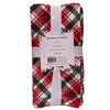 Christmas Plaid Cotton Dinner Napkins 18x18 in New