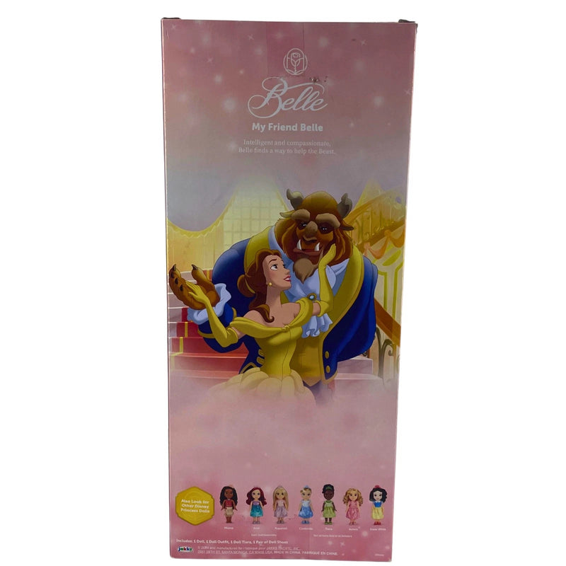 Disney Princess My Friend Belle 14 Inch Toddler Doll Tiara Outfit 2 Pack New