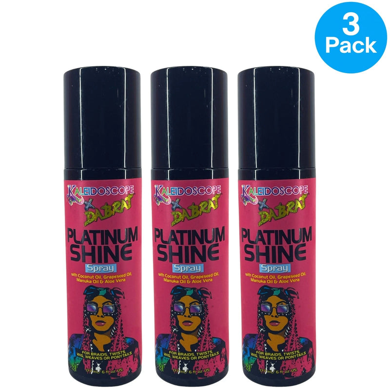 Kaleidoscope Da Brat Platinum Shine Spray 6 fl oz 3 Pack New
