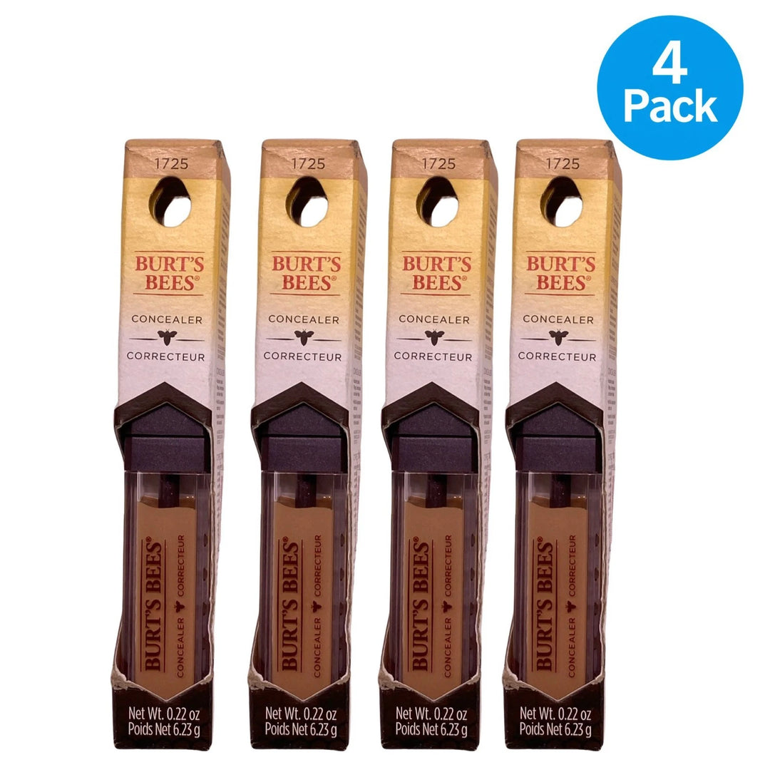 Burt's Bees Concealer 1725 4 Pack Natural Full Coverage Makeup