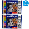 Crayola HD Coloring Kit Create Photorealistic Art 30 Pencils 2 Pack New