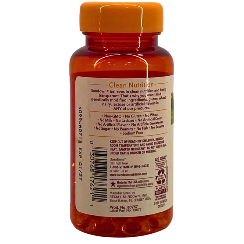 Sundown Non-GMO Vitamin D3 50mcg 2000 IU Immune Bone Health 150 Softgels 8 Pack